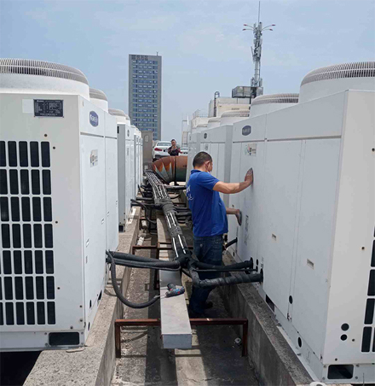 道真仡中央空调制热和不制冷系统维修方法